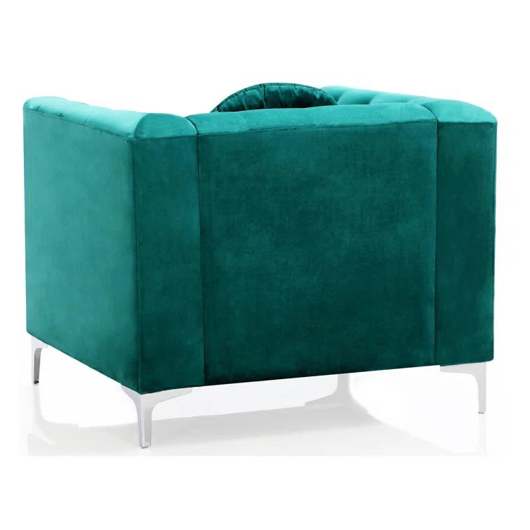Soho Velvet Chesterfield Chair