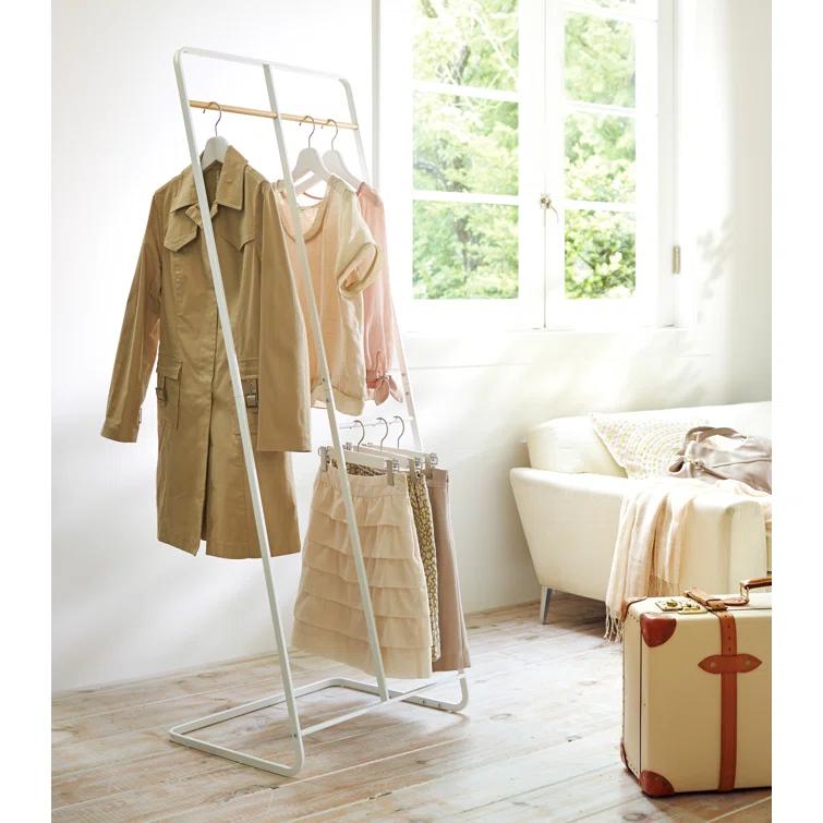 Yamazaki Home 2-Level Coat Rack, Steel