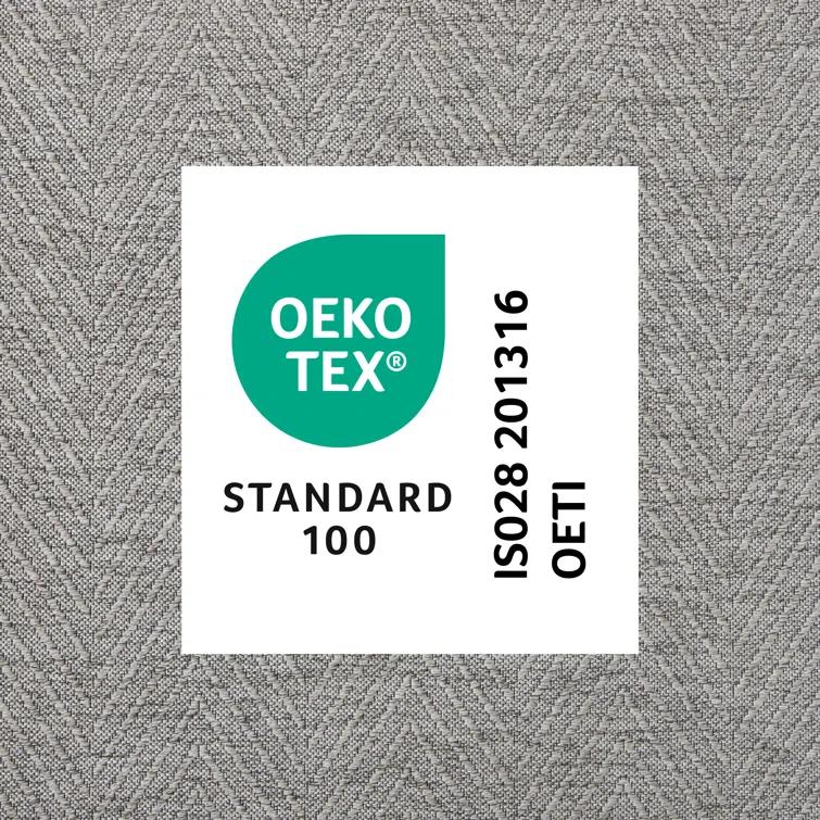 TOWN & COUNTRY BASICS Pax Herringbone Textured Solid Machine Washable Area Rug Grey