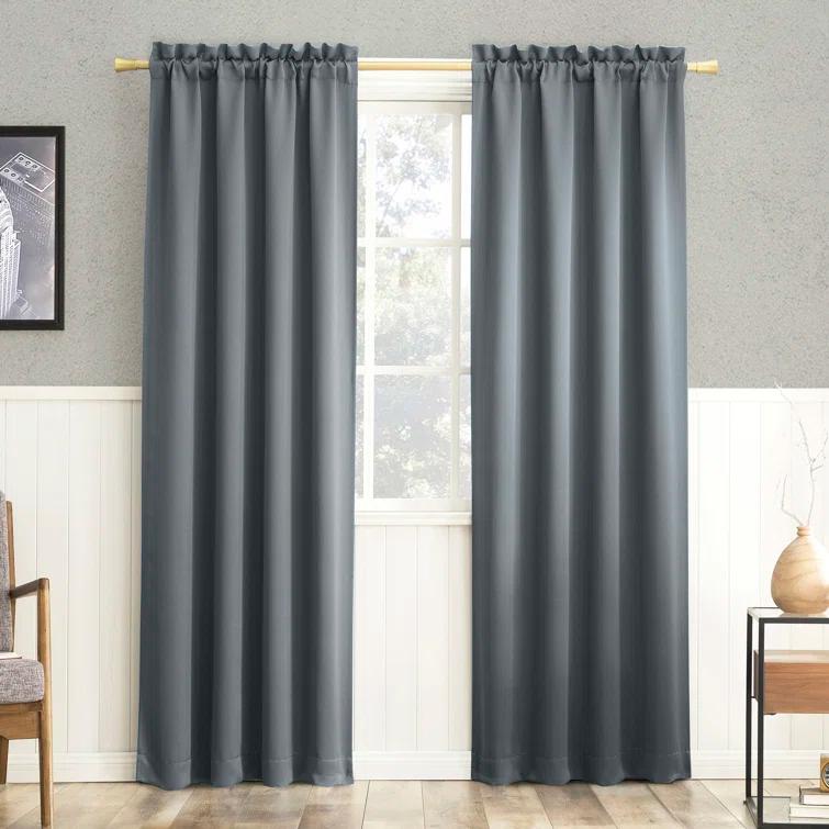 Wayfair Basics® Thermal Blackout Rod Pocket Curtain Panel