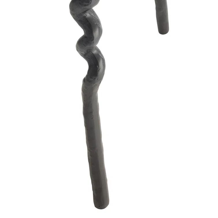 Bronze Tripod Floor Lamp with Off-White Cotton Shade