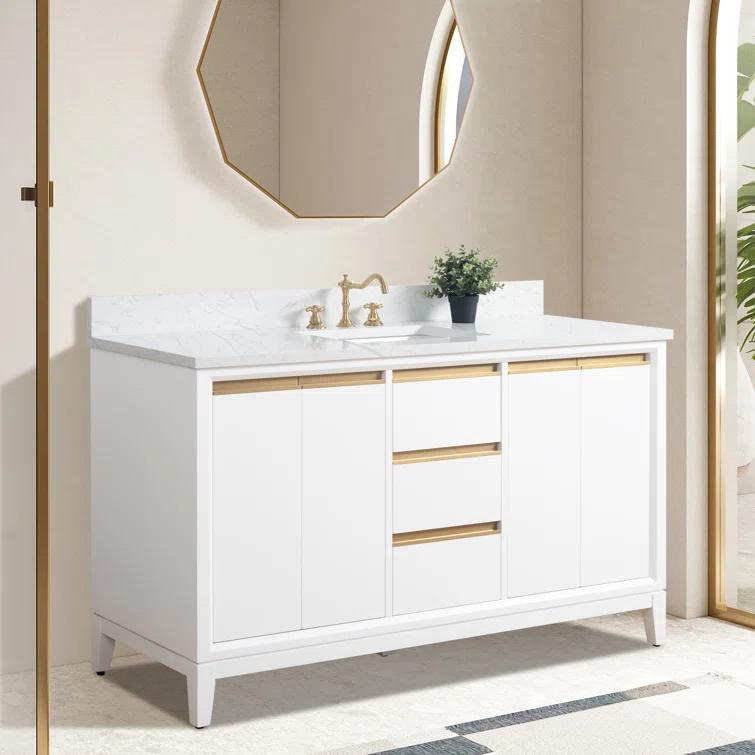 60 Single Bathroom Vanity with Top