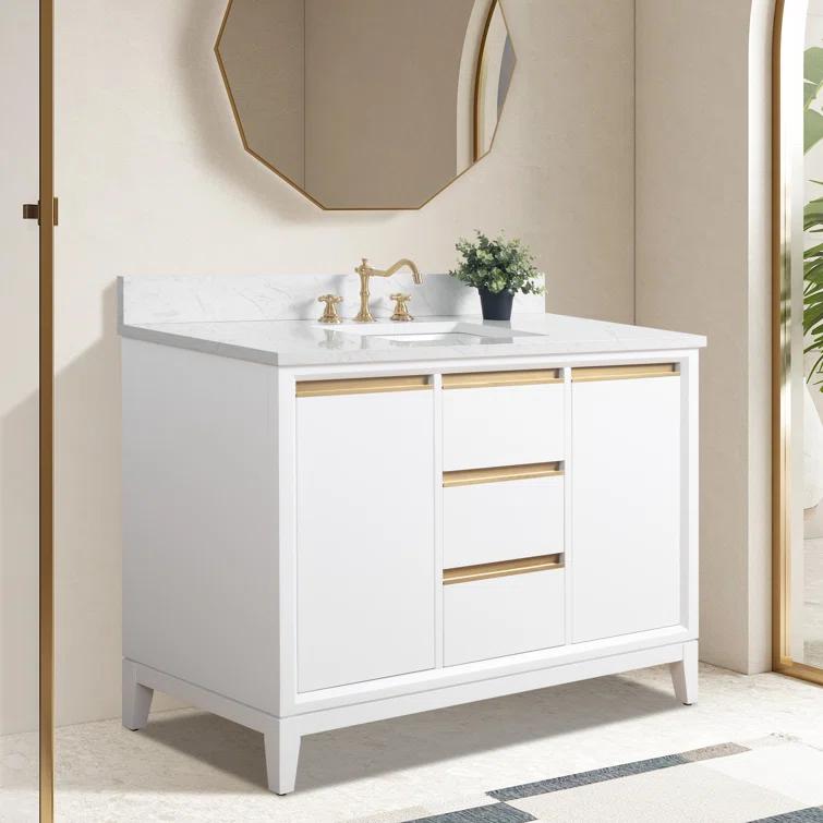 48 Single Bathroom Vanity with Top