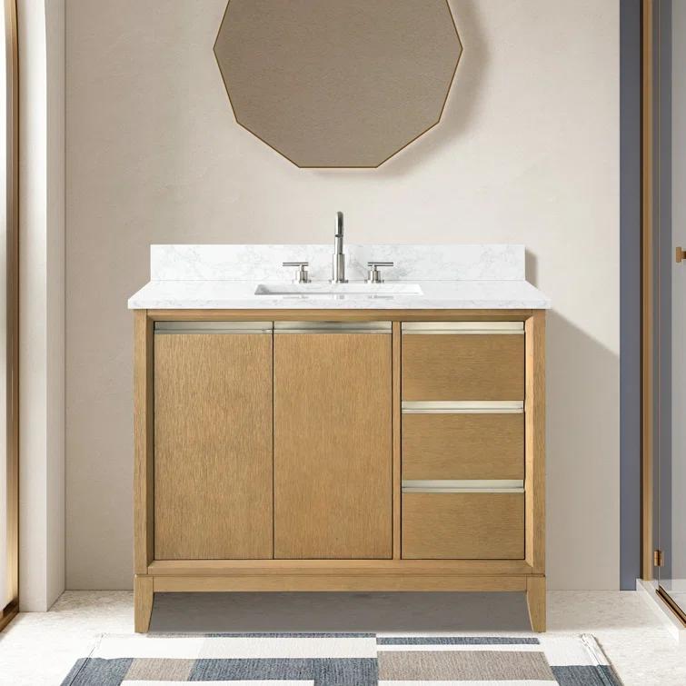 42 Single Bathroom Vanity with Top