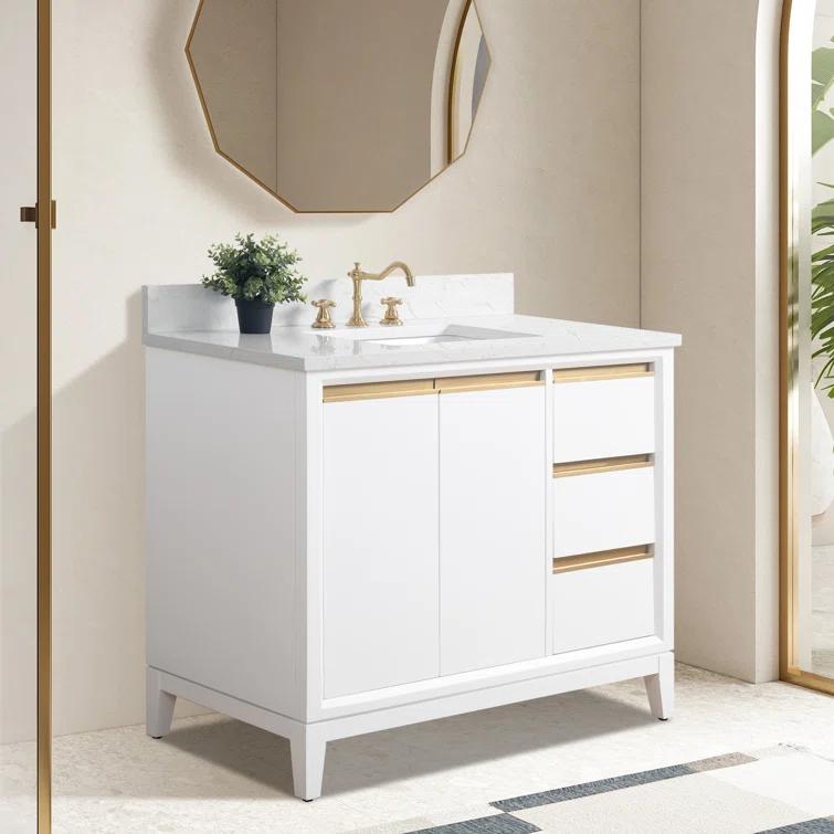 42 Single Bathroom Vanity with Top