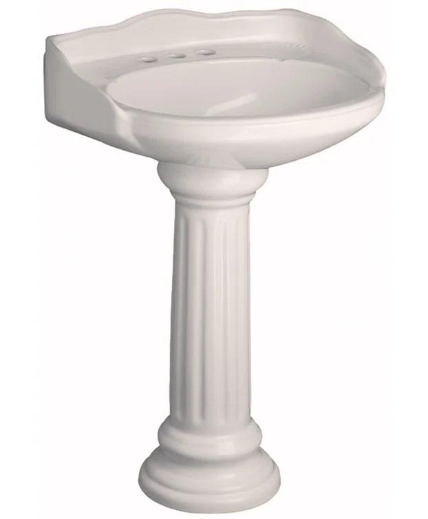 Barclay Barclay Victoria 21.75'' Vitreous China Oval Bathroom Sink with Overflow 3-758BQ