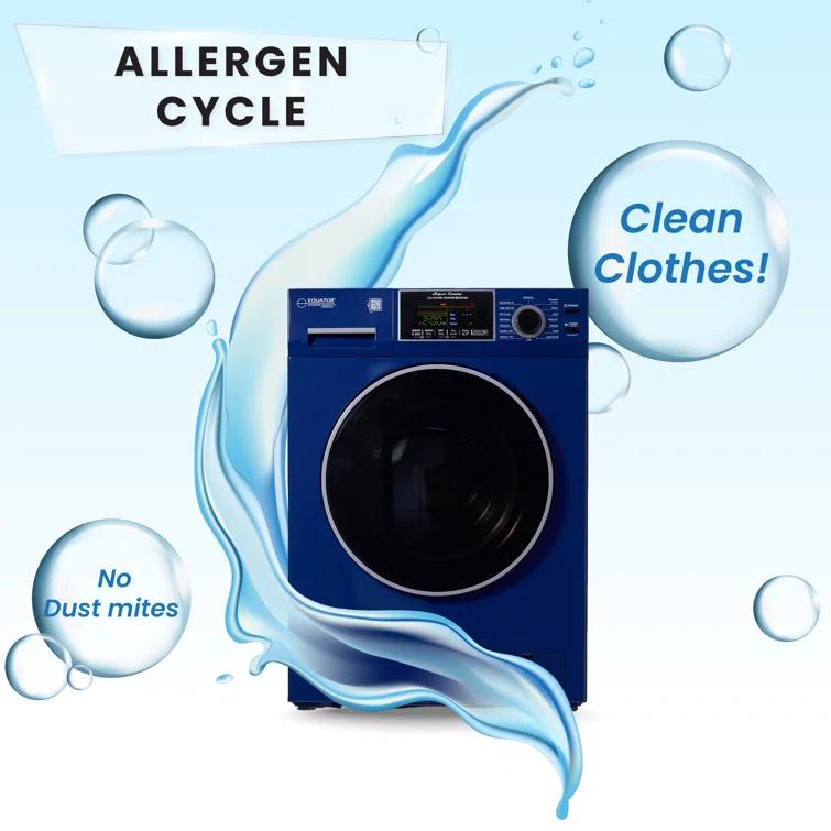Equator All-In-One VENTED/VENTLESS Washer-Dryer 1.9cf/18lb SANITIZE 1400RPM 110V