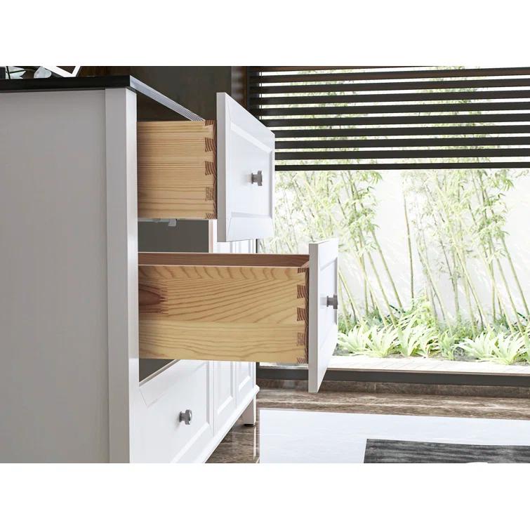 Hannah 48'' Single Bathroom Vanity with Quartz Top