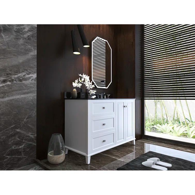 Hannah 48'' Single Bathroom Vanity with Quartz Top