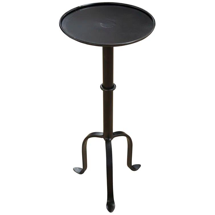 Lintz Round Side Table - Black