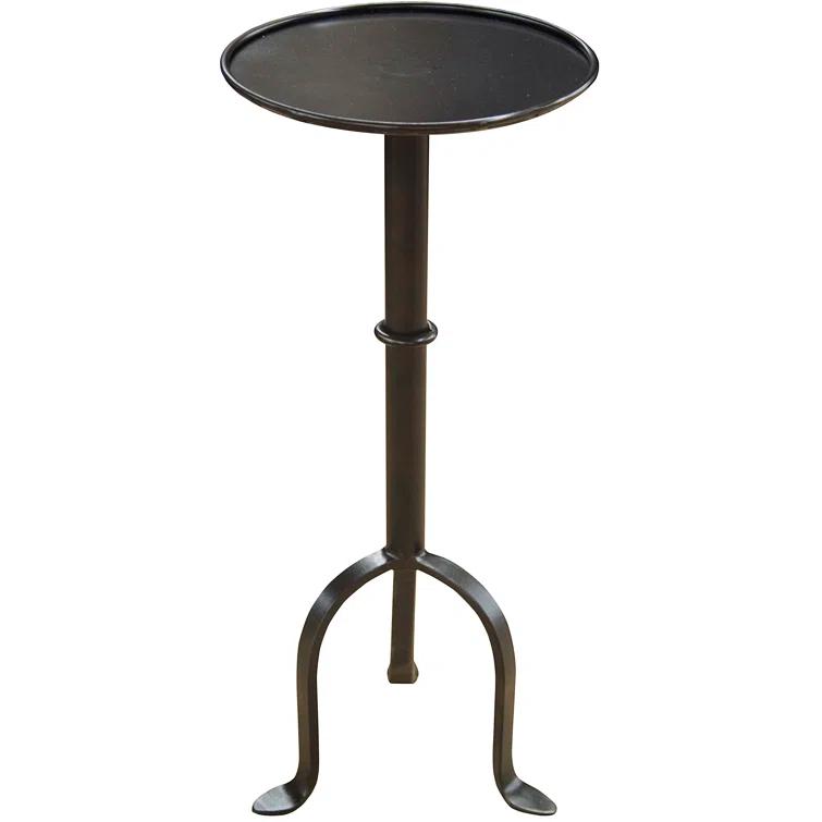Lintz Round Side Table - Black