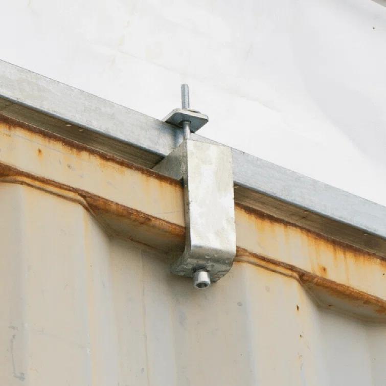 20'x20' Shipping Container Canopy Shelter 15oz PVC