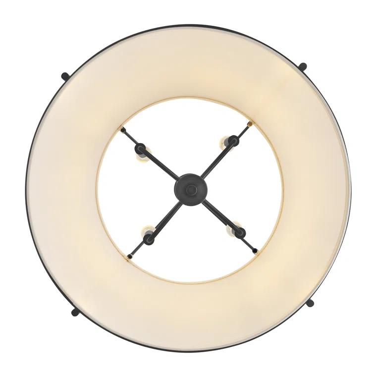 Hinkley Clarke Large Drum Two-Tone Pendant