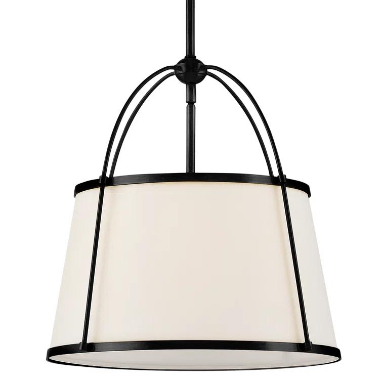 Hinkley Clarke Large Drum Two-Tone Pendant