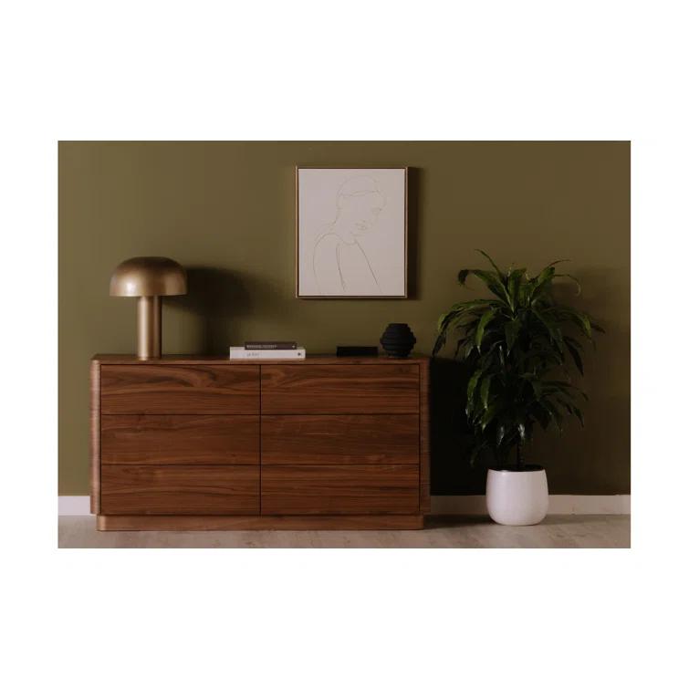 ROUND OFF DRESSER WALNUT