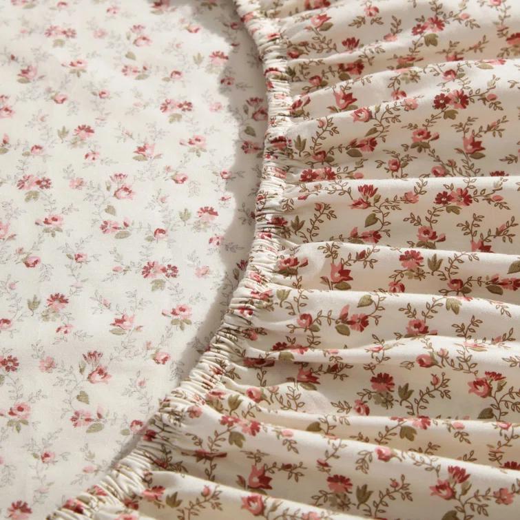 Laura Ashley Laura Ashley Printed Cotton Percale Sheet Set