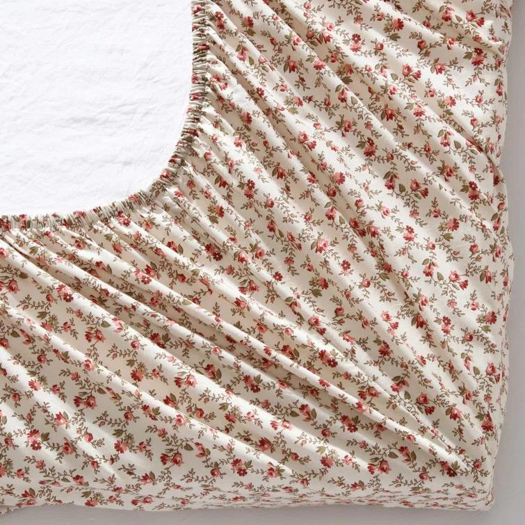 Laura Ashley Laura Ashley Printed Cotton Percale Sheet Set