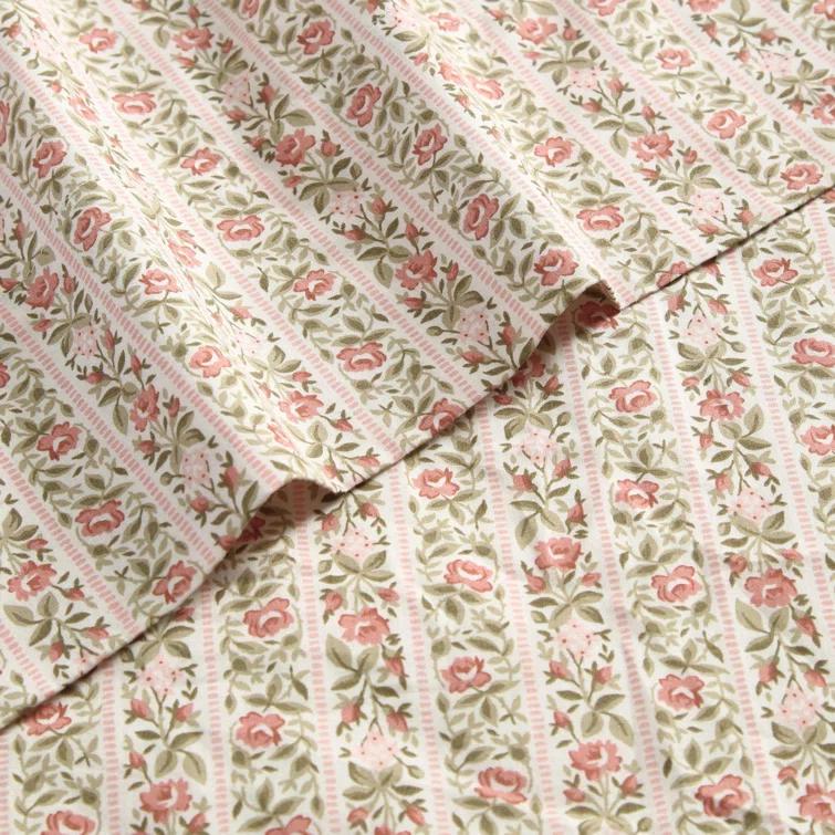 Laura Ashley Laura Ashley Printed Cotton Percale Sheet Set