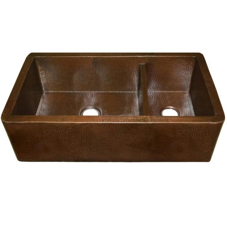 Farmhouse Duet Pro 40" L x 22" W Double Basin Farmhouse/Apron Kitchen Sink