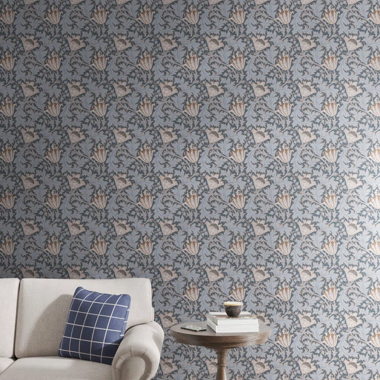 Anemone Modern Floral Wallpaper