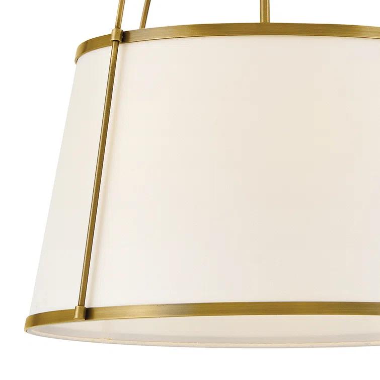 Hinkley Clarke Drum Two-Tone Chandelier Pendant
