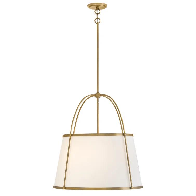 Hinkley Clarke Drum Two-Tone Chandelier Pendant