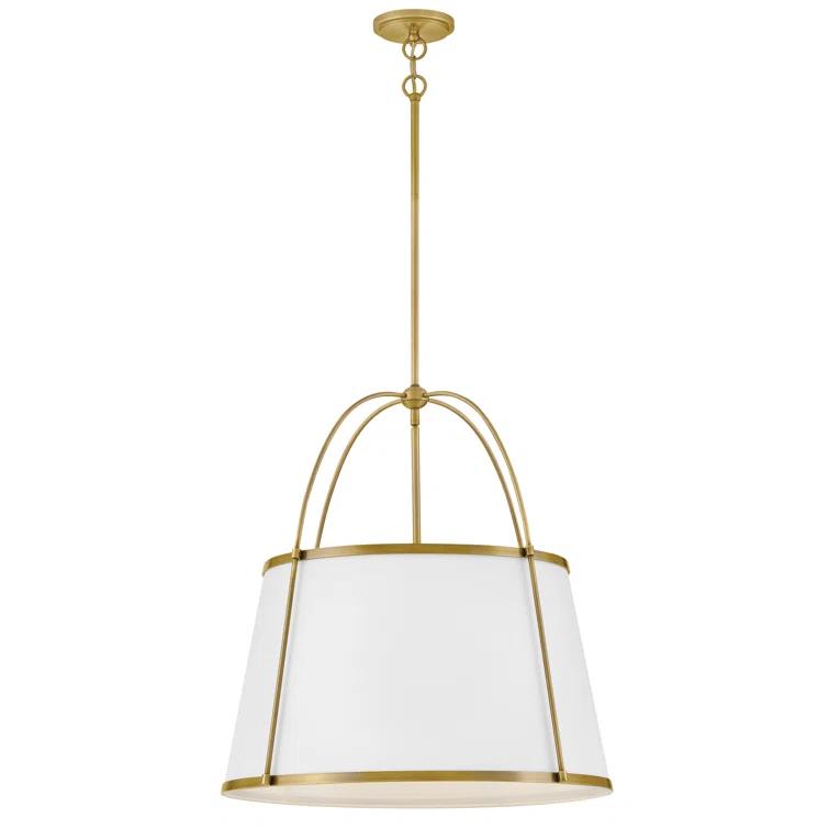 Hinkley Clarke Drum Two-Tone Chandelier Pendant
