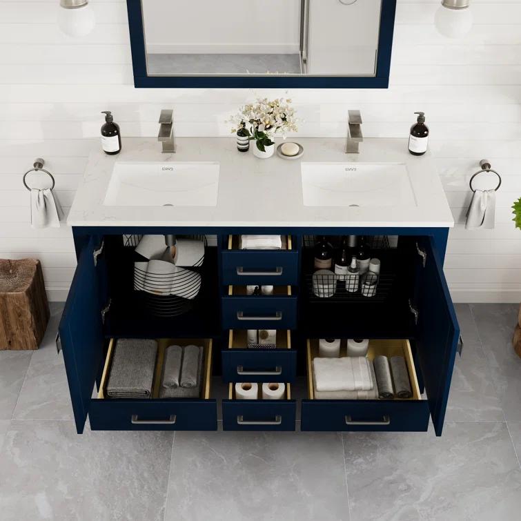 Eviva London 48" Double Bathroom Vanity Set