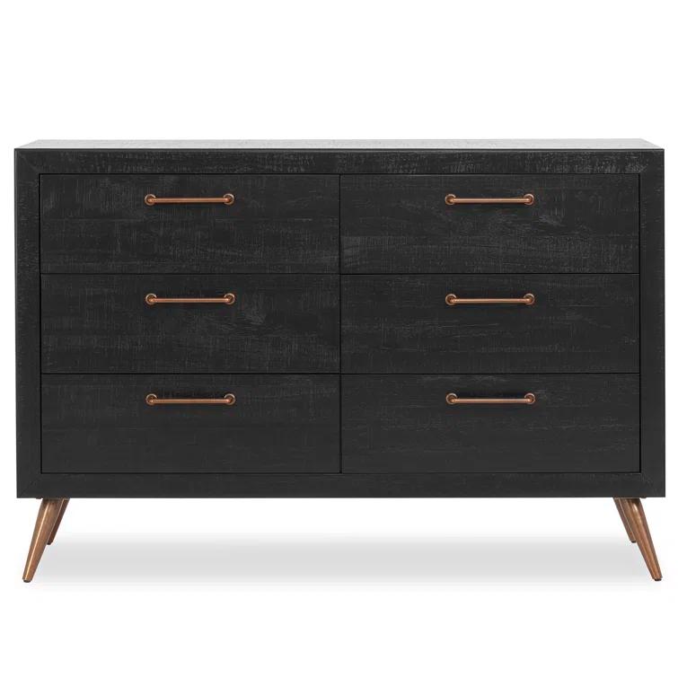 Stilnovo Solid Wood 18'' W 6 - Drawer Dresser