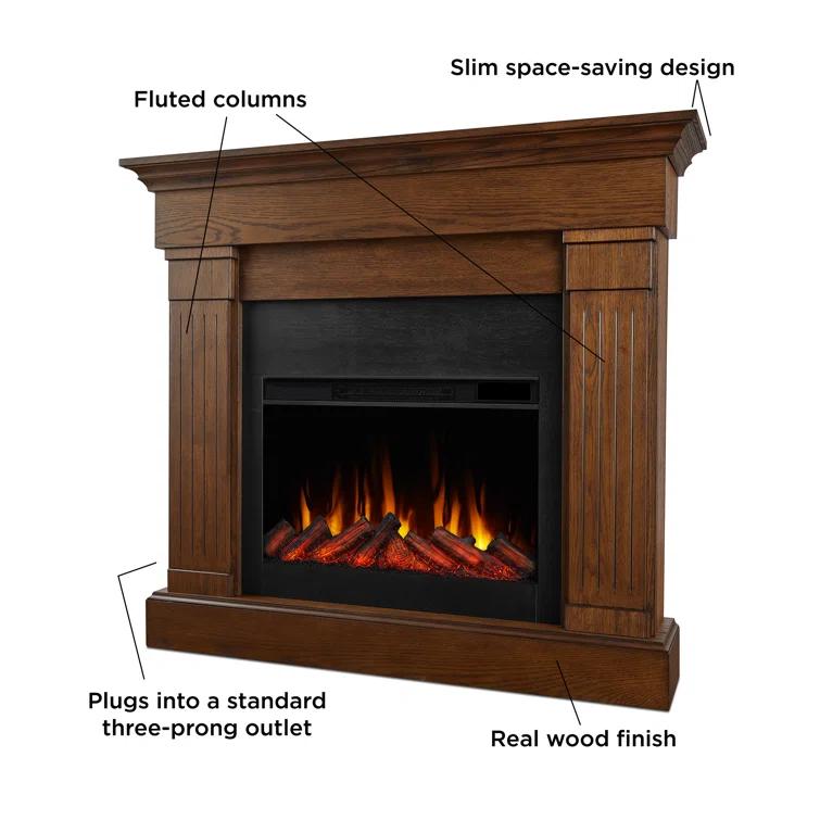 Real Flame Crawford 47" Slim Electric Fireplace by Real Flame