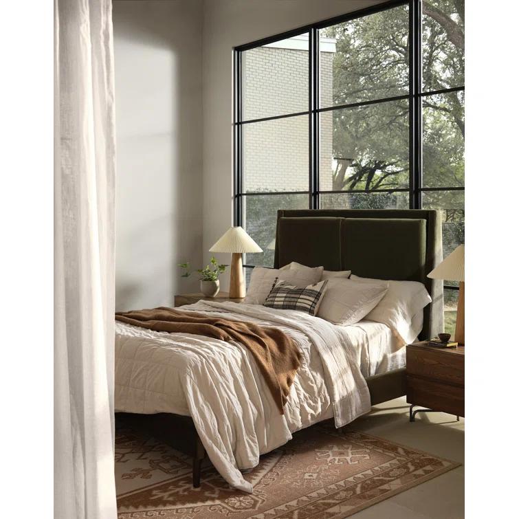 Rexford Platform Bed - Cream / King