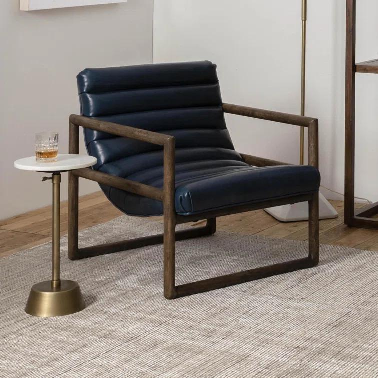 Handmade Contemporary Brown/Cream Wool-Viscose Large Rug 10' x 14'
