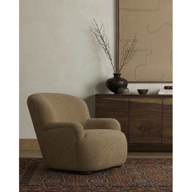 Preston Accent Chair - Camel Sheepskin
