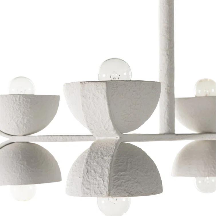 Ricardo Chandelier - White / 28"Dia