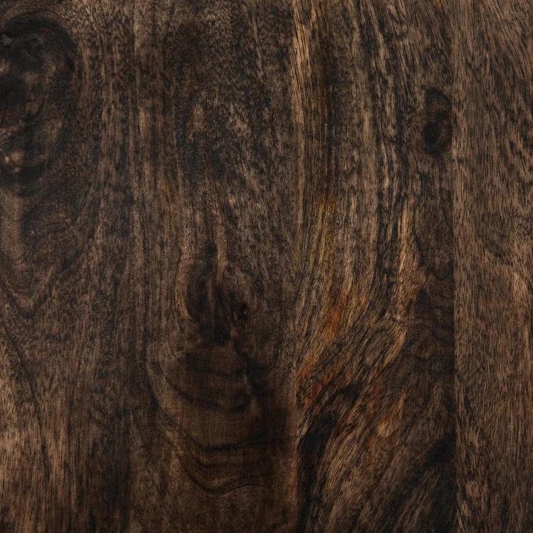 Carved Mango Wood Media Console (56")