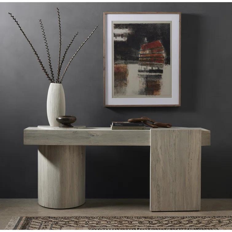 Wells Console Table - Spalted