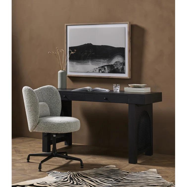 Julio Office Chair - Gray Boucle
