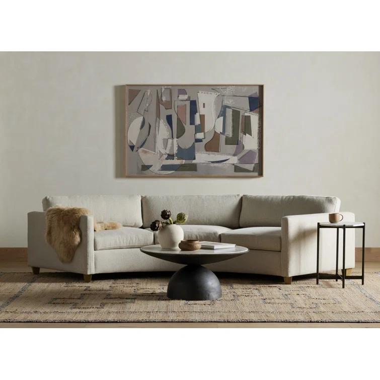 Vale Ombre Sheepskin Throw - Beige