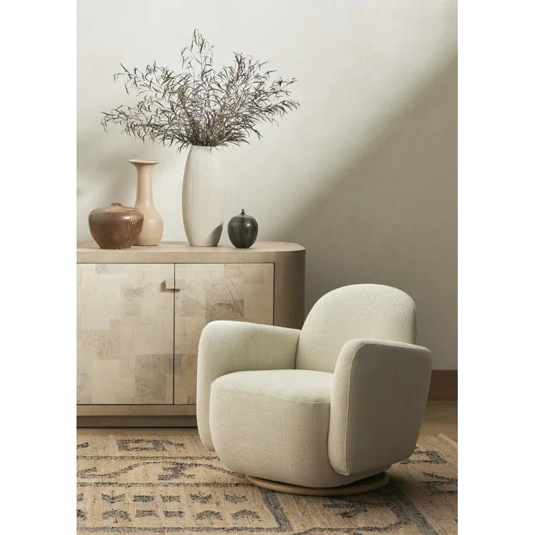Nikita Swivel Chair - White