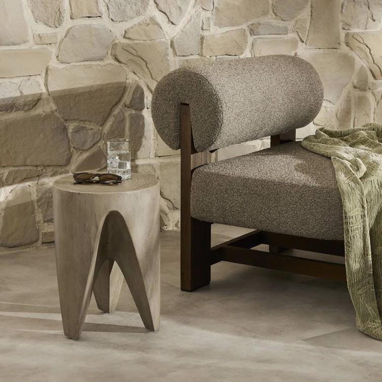 Tre Indoor / Outdoor Side Table - Gray