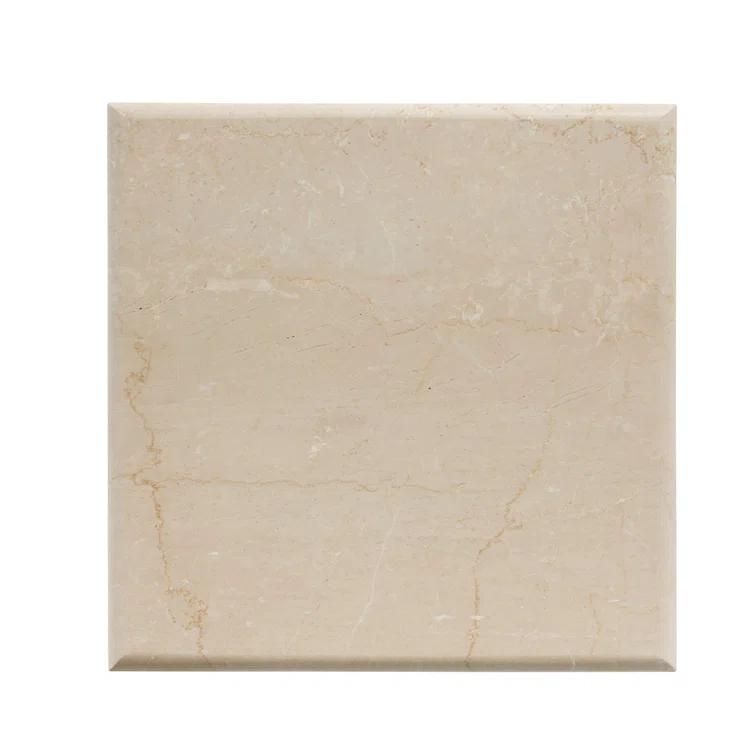 Leonel Side Table - Cream Marble