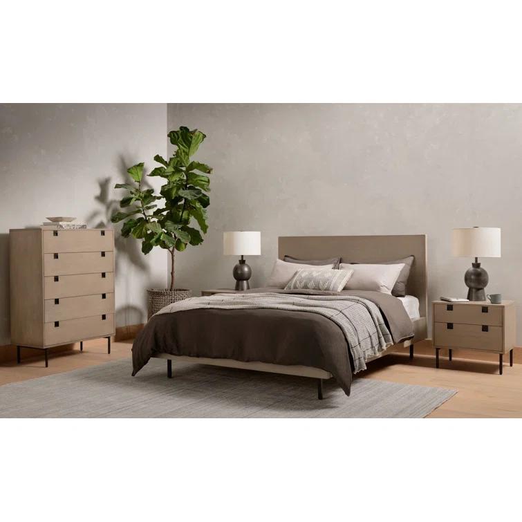 Iron & Acacia 5-Drawer Dresser (36")