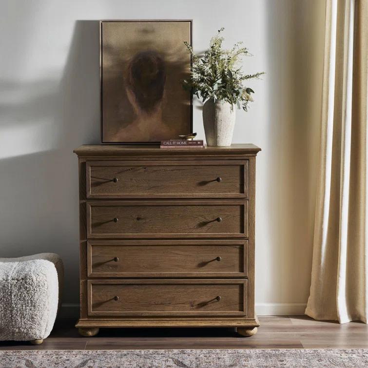 Geoffrey Tall Dresser by Amber Lewis x Four Hands - Smoked Black
