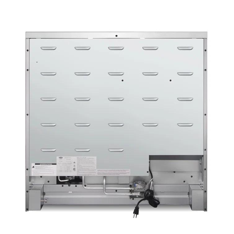 Cosmo Cosmo 36 in. Lumin Collection 6.0 cu. ft. Gas Range with 6 Sealed Gas Burners and Convection Oven in Stainless Steel COS-GRC366KB