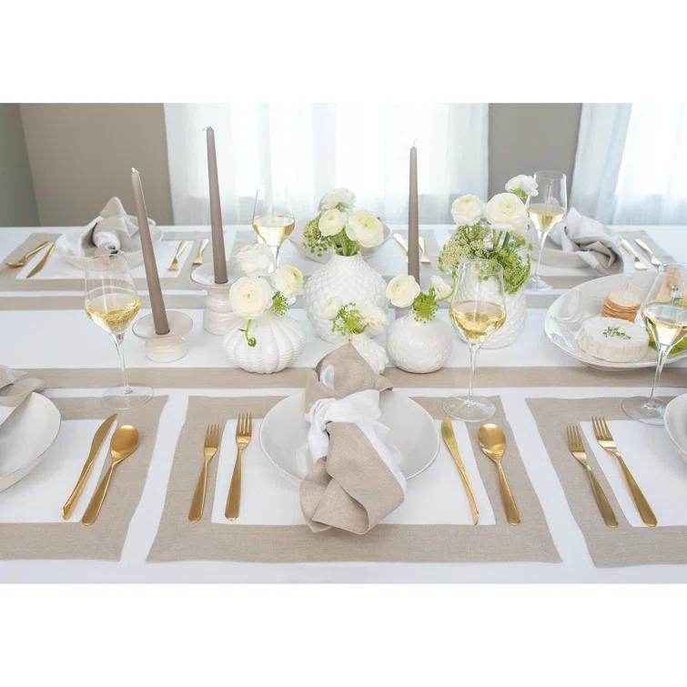 Linen Rectangle Dining Table Runners
