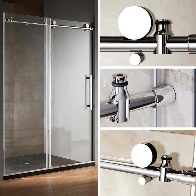 48" W X 79" H Frameless Shower Door