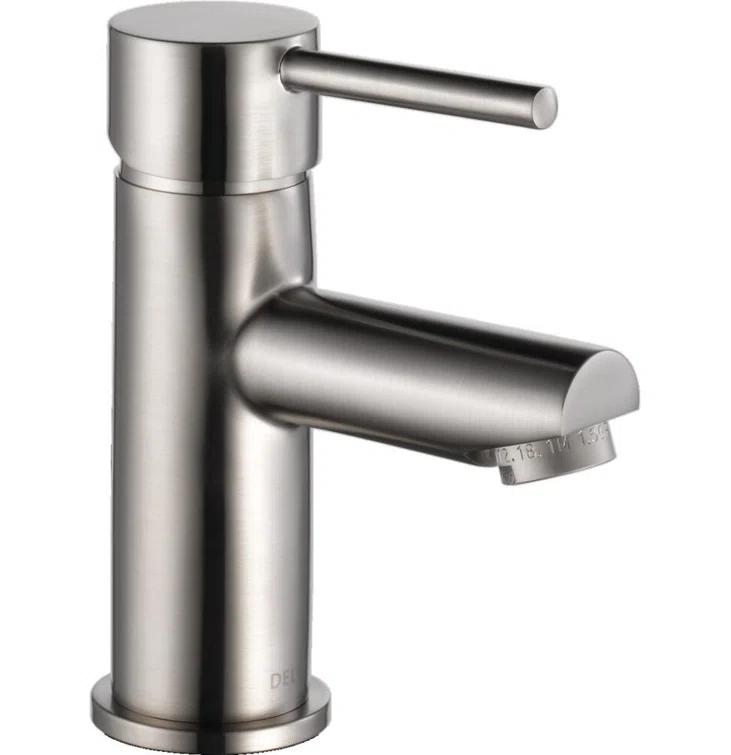 Trinsic Single Hole Bathroom Faucet with Drain Assembly, Single Handle Bathroom Sink Faucet