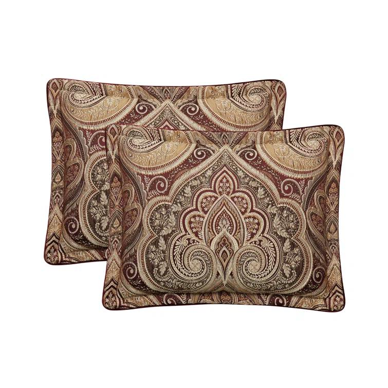 California King Ivory Woven Damask Comforter Set