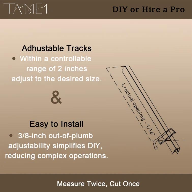 60'' - W x 60'' H Door Semi-Frameless Tub Door with