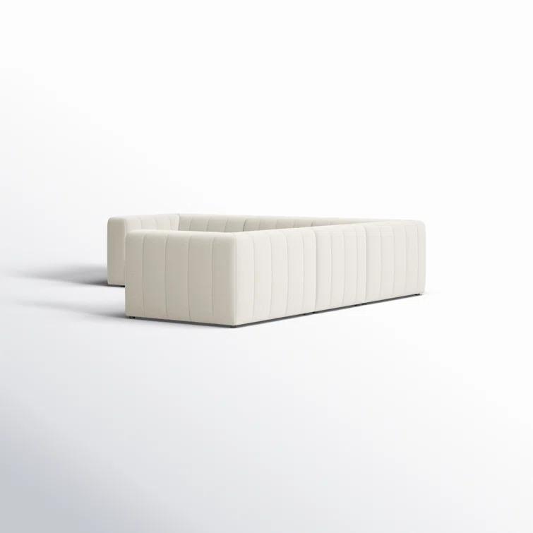 Fayette Cloud Tufted 5-Piece L-Shaped Modular Sectional